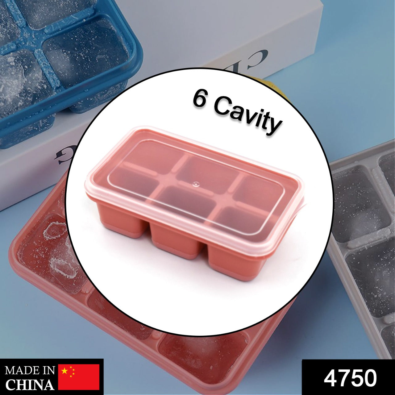 4750 6 cavity Silicone Ice Tray used in all kinds of places like household kitchens for making ice from water and various things and all. DeoDap 4750 6 cavity Silicone Ice Tray used in all kinds of places like household kitchens for making ice from water and various things and all. DeoDap